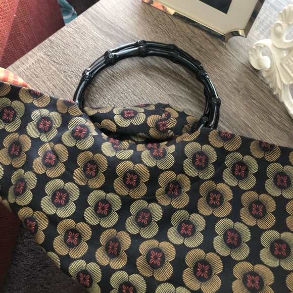 Handmade Reversible Round Handle Tote - Picture 3 of 3